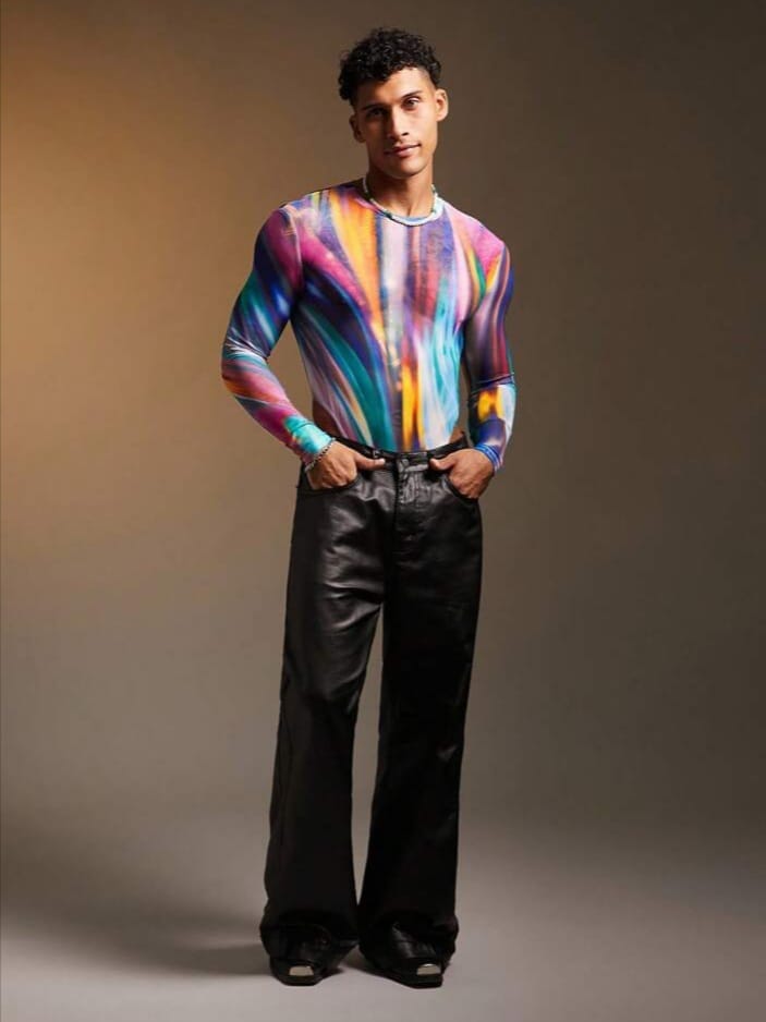 Colorwave Statement Bodysuit